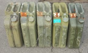 20 LTR Ex-Mod jerry cans x5