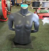Female Grey Top Body Section Display Mannequin