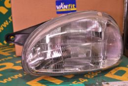 Van fit Lucas H4 head lamp assembly