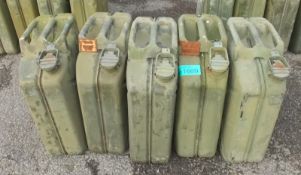 20 LTR Ex-Mod jerry cans x5