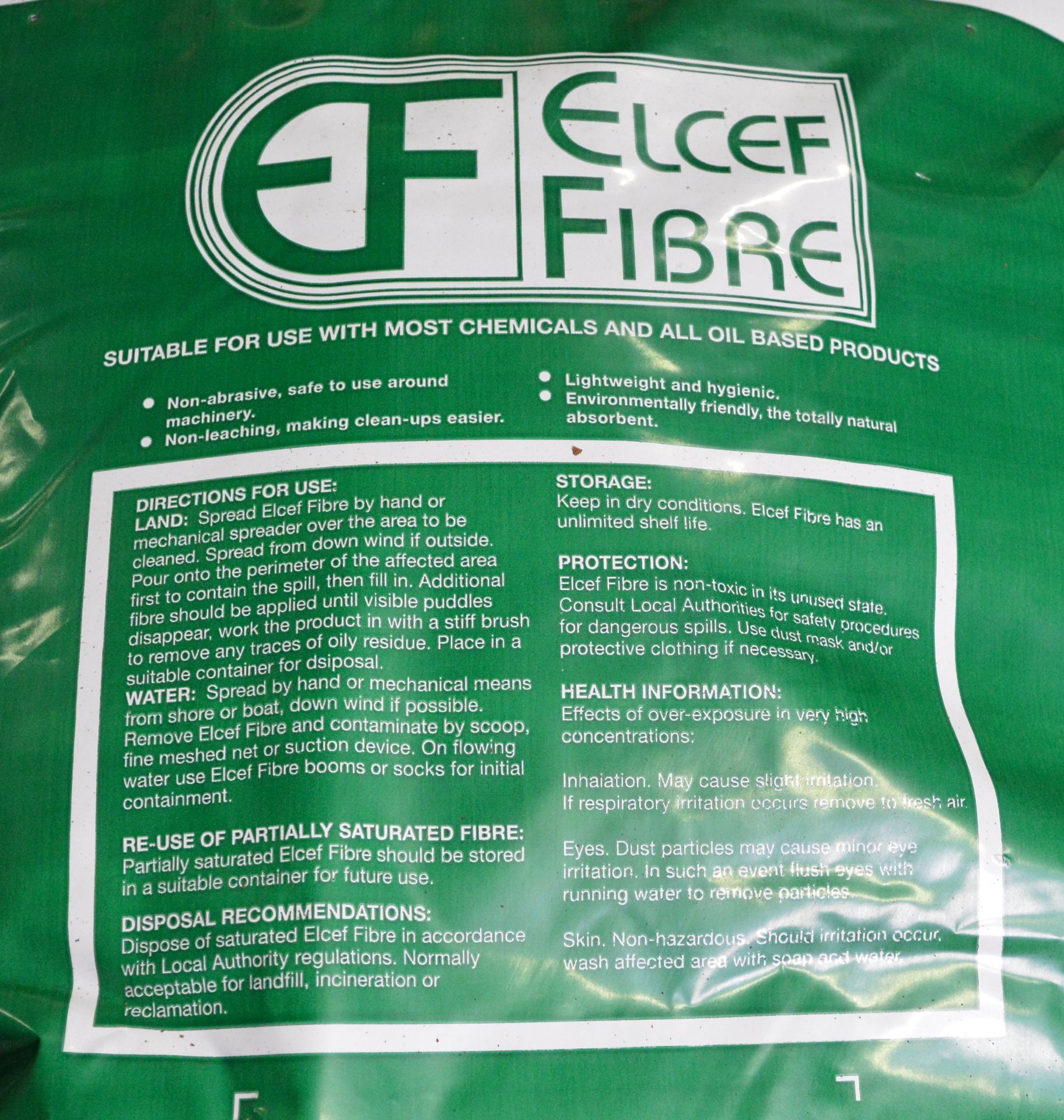 Elcef Fibre universal absorbant - 20 lires per bag - 28 bags - Image 3 of 4