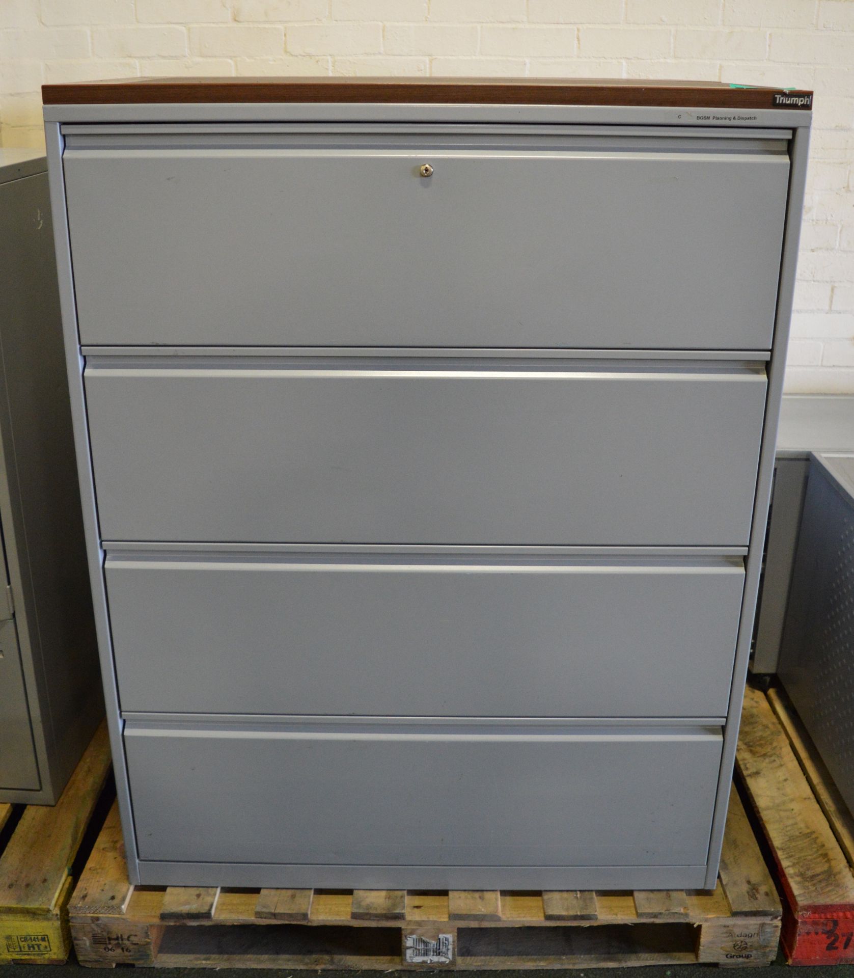 2x Triumph filing cabinets