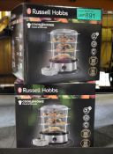 2x Russell Hobbs Electric Food Steamers 240v