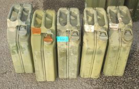 20 LTR Ex-Mod jerry cans x5