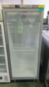 Electrolux glass fronted fridge - 700mm x 570mm x 1760mm