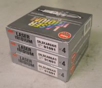 NGK Laser Platinum spark plugs 4 per box - 91691 - DILZKAR6A11 - 3 boxes