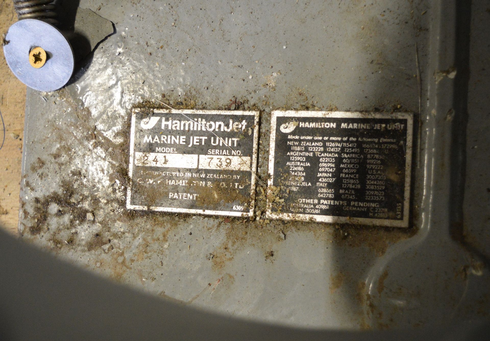 Hamilton 241 Marine Water Jet Engine - Very clean unit - Image 7 of 14