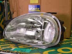 Van fit Lucas H4 head lamp assembly