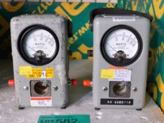 2x Bird Thruline 43 Wattmeter 50 Ohms - no elements