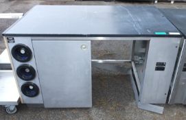 Preparation Table with 3 dispensers - L1530 x D1000 x H880mm