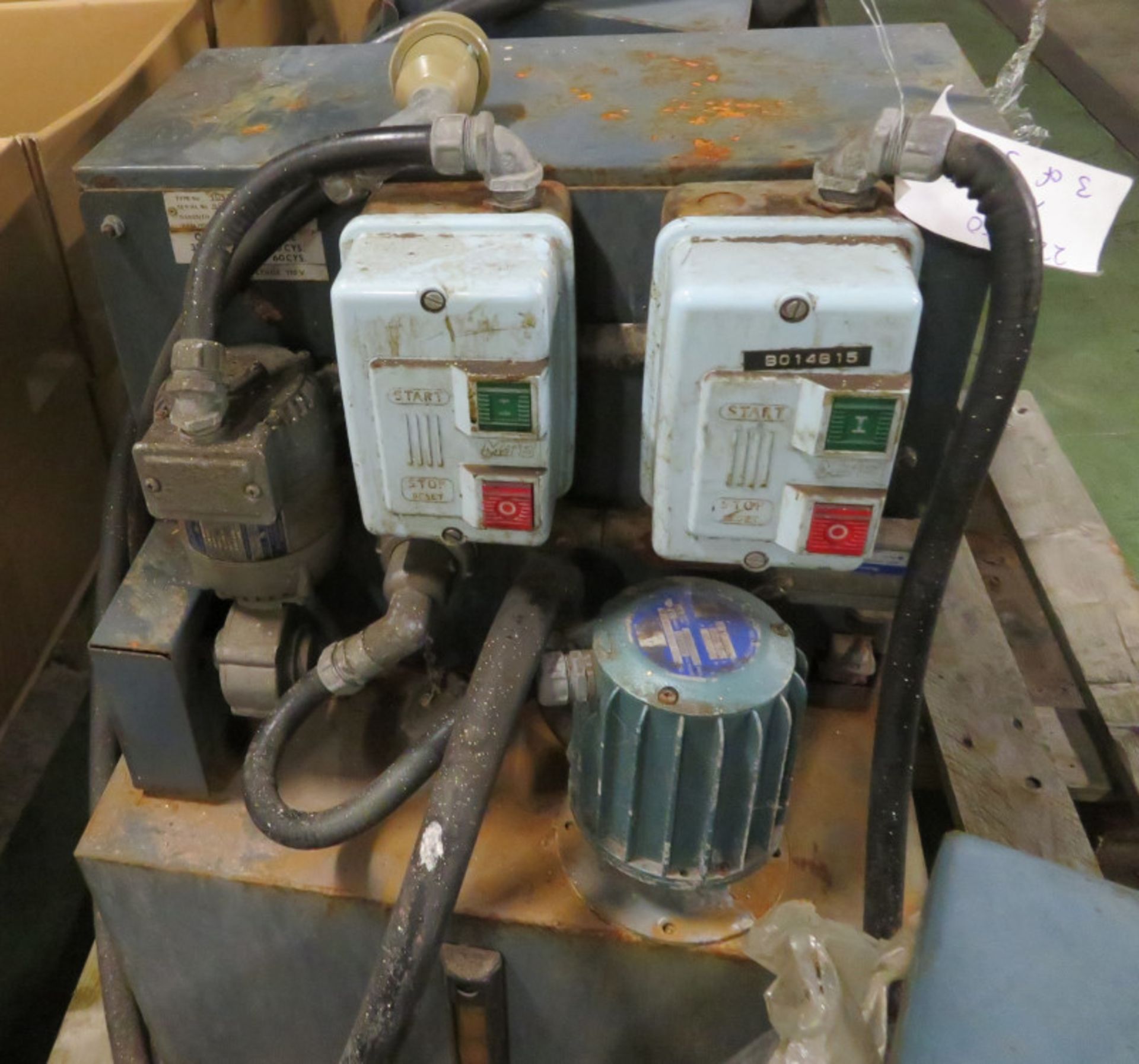 Jones & Shipman 1400AR Model D90SD Surface Grinder - with oil tanks & hydraulic pump - Image 8 of 11