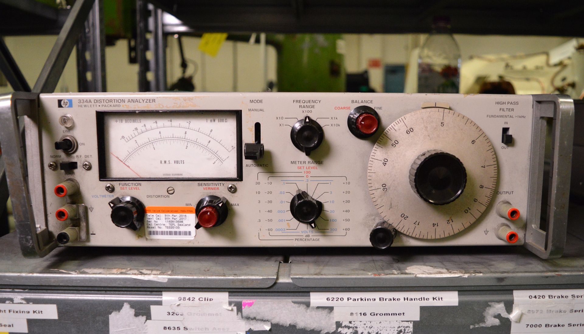 HP 334A Distortion Analyzer - Damaged handle - Image 2 of 3