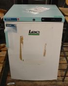 LEC single door medical fridge - 600mm x 600mm x 850mm