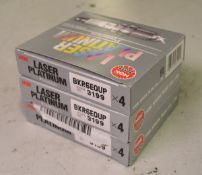 NGK Laser Platinum spark plugs 4 per box - 3199 - BKR6EQUP - 3 boxes