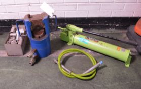 Portable Hydraulic Swaging Tool, Larzep hydraulic hand pump