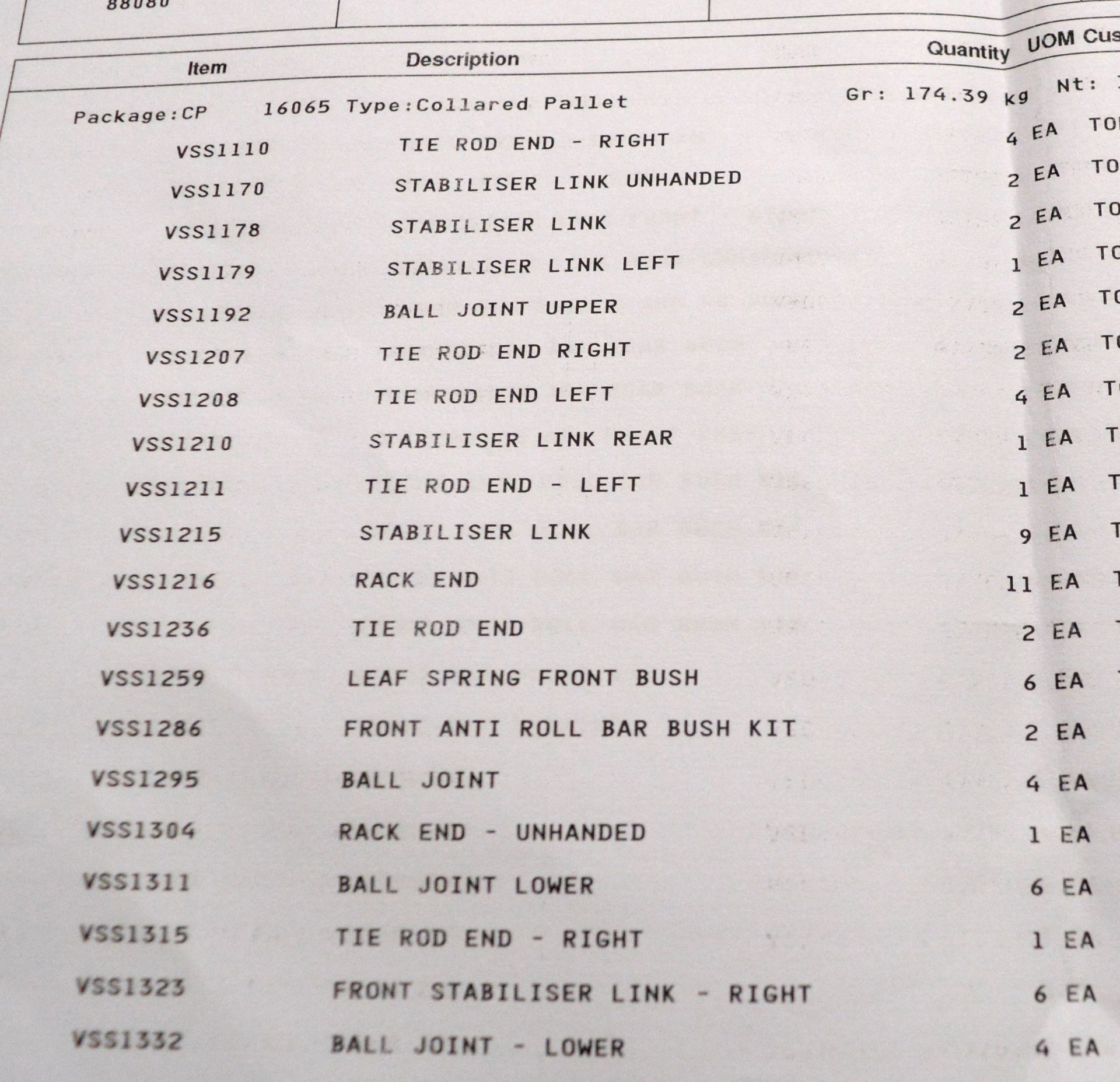 Vehicle parts - turbo hose, pulley alternator, lambda sensor, brake pad, sets, clutch cyli - Image 14 of 16