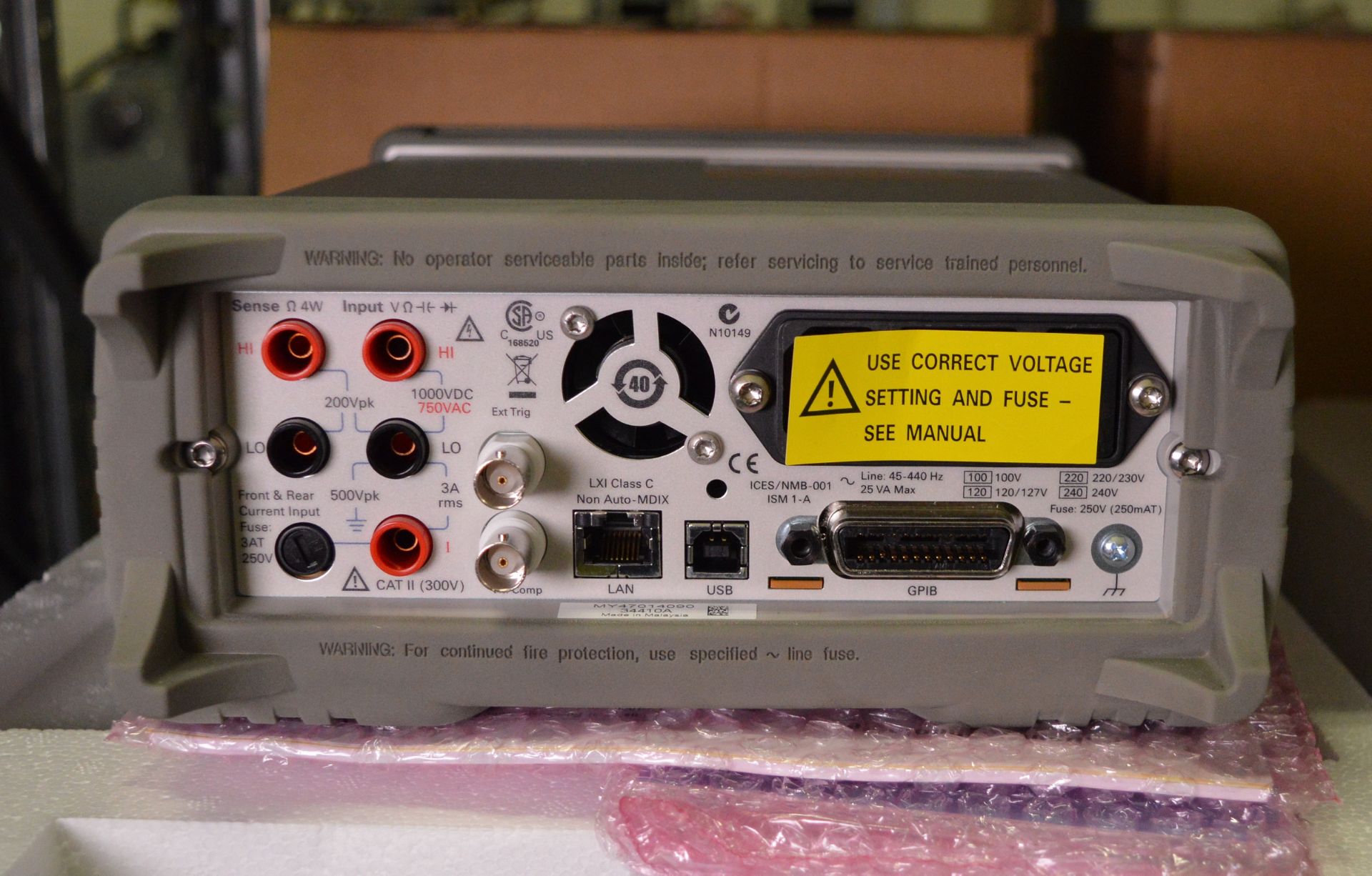 Agilent LXI 34410A 6 1/2 Digit Multimeter - Image 3 of 6