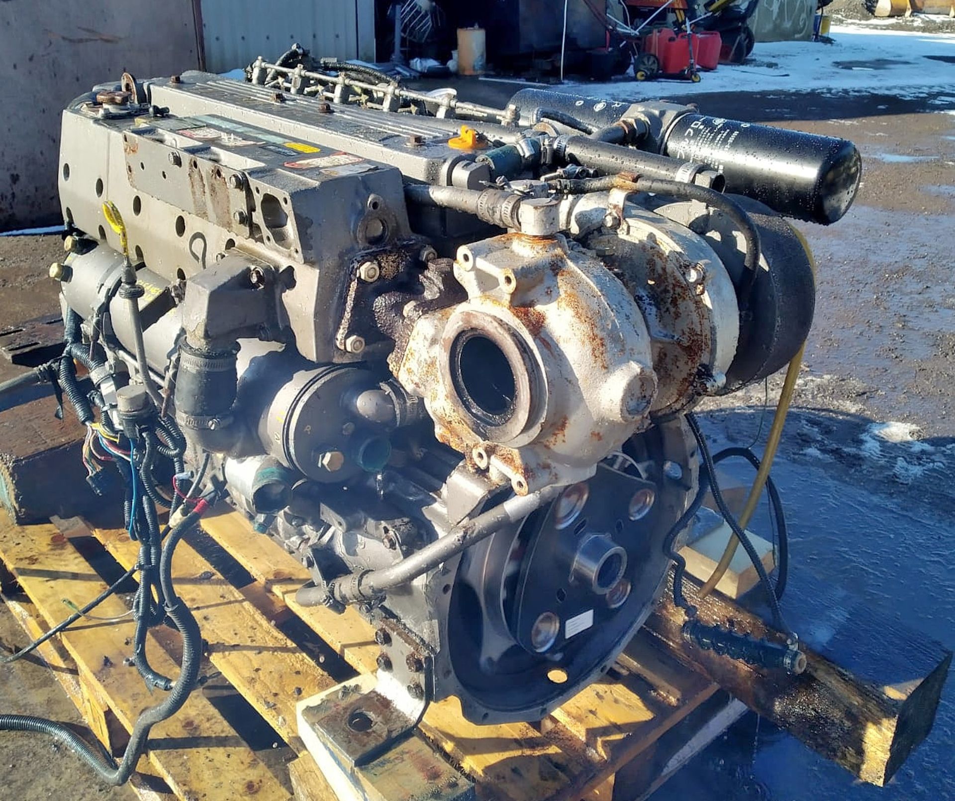 Yanmar RCD-6LY2X1 Diesel Boat Engine - 6LY2A-STP - 324kW (434HP) - possible coolant issue - Image 6 of 16