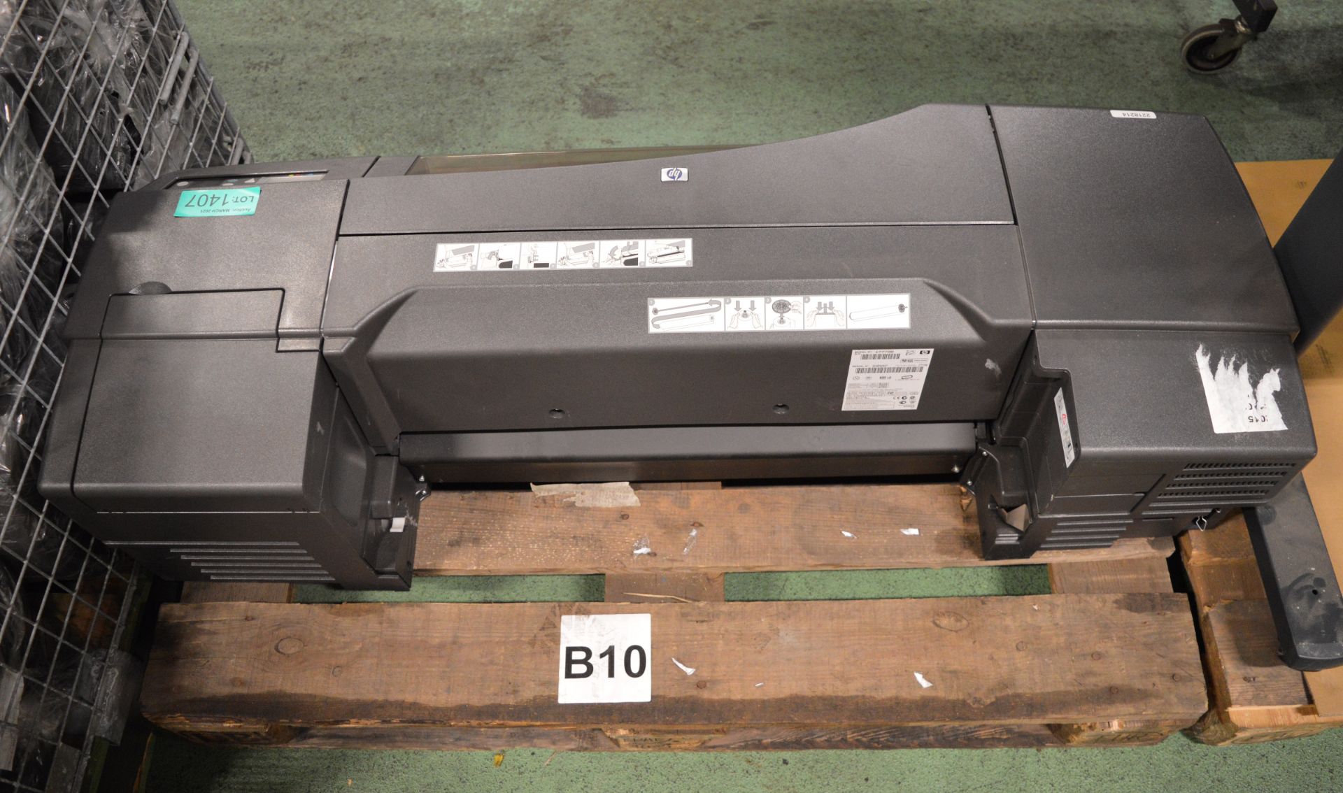 HP C7779B Designjet 800 Printer Unit - L1250mm x W450mm x H320mm - no stand - Image 6 of 7