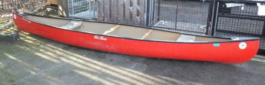 Large Canoe - red - 5215mm x 910mm