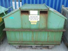 Tec Metal Industrial Tidy Bin 2 Lids W 1600mm x L 1000mm x H 1100mm