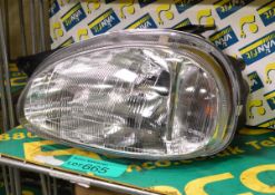 Van fit Lucas H4 head lamp assembly