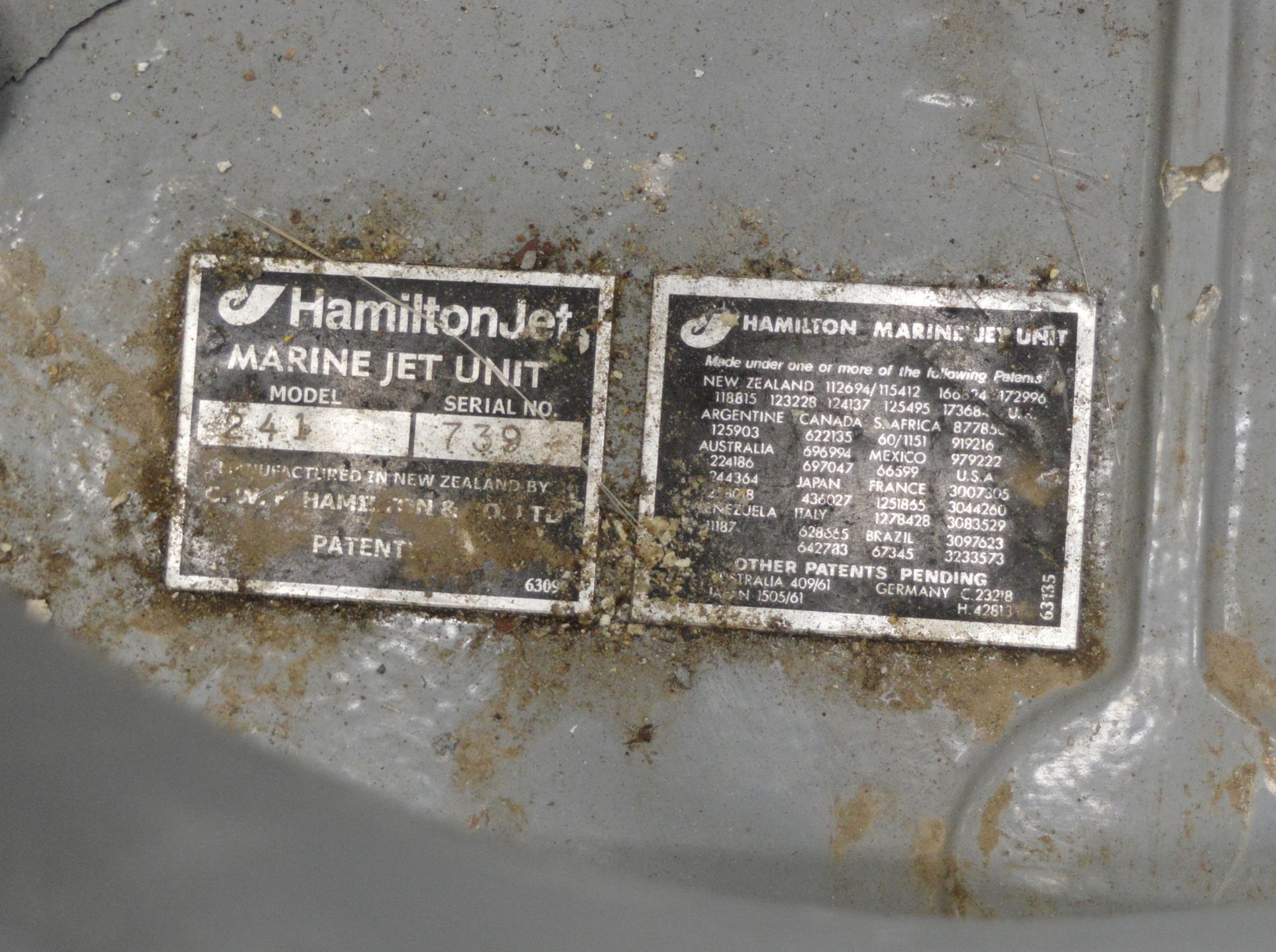 Hamilton 241 Marine Water Jet Engine - Very clean unit - Image 9 of 14
