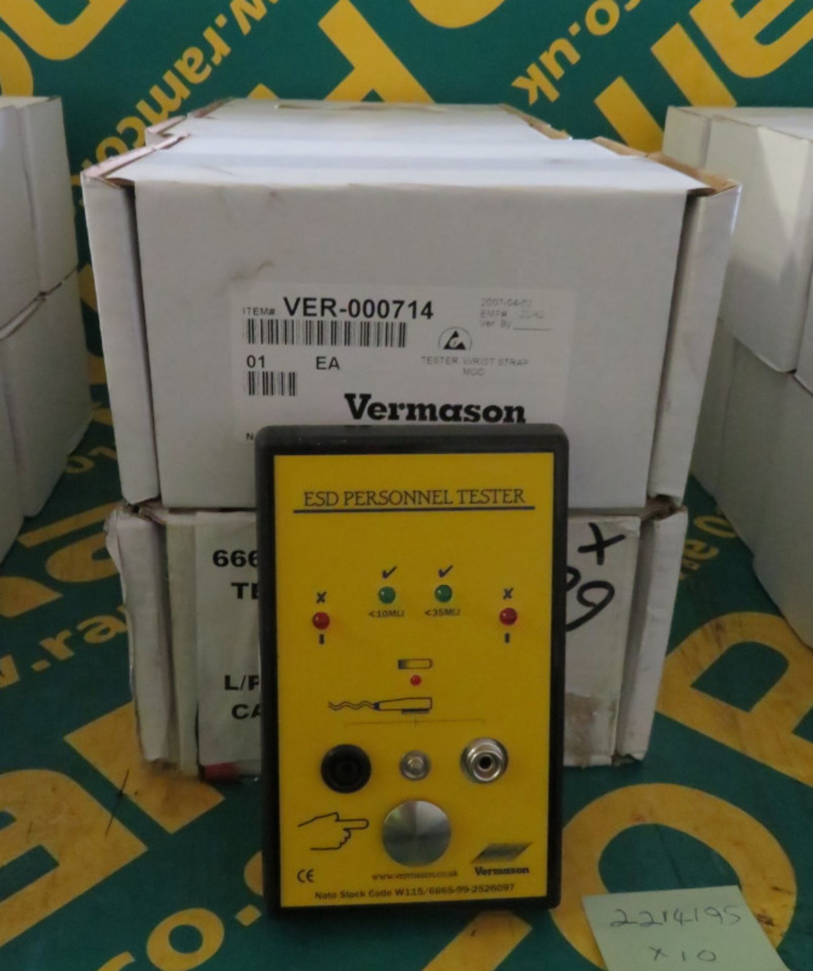 10x Vermason ESD Personal Tester Unit