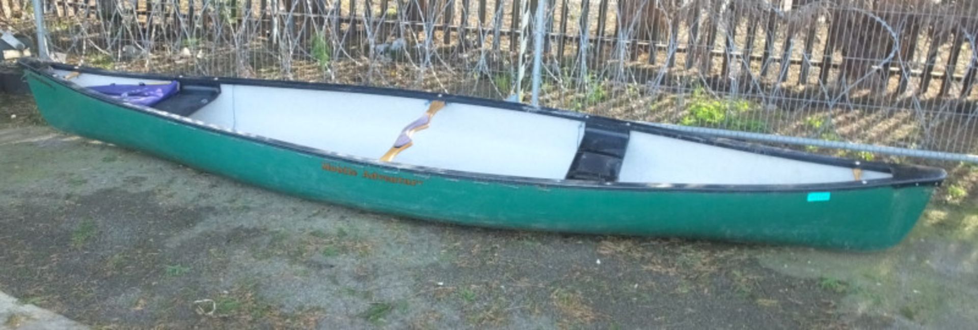 Large Canoe - green - 4890mm x 910mm