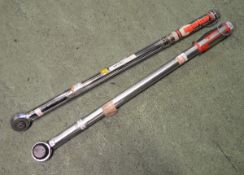 2x Norbar Torque Wrenches 45-250 ibf ft