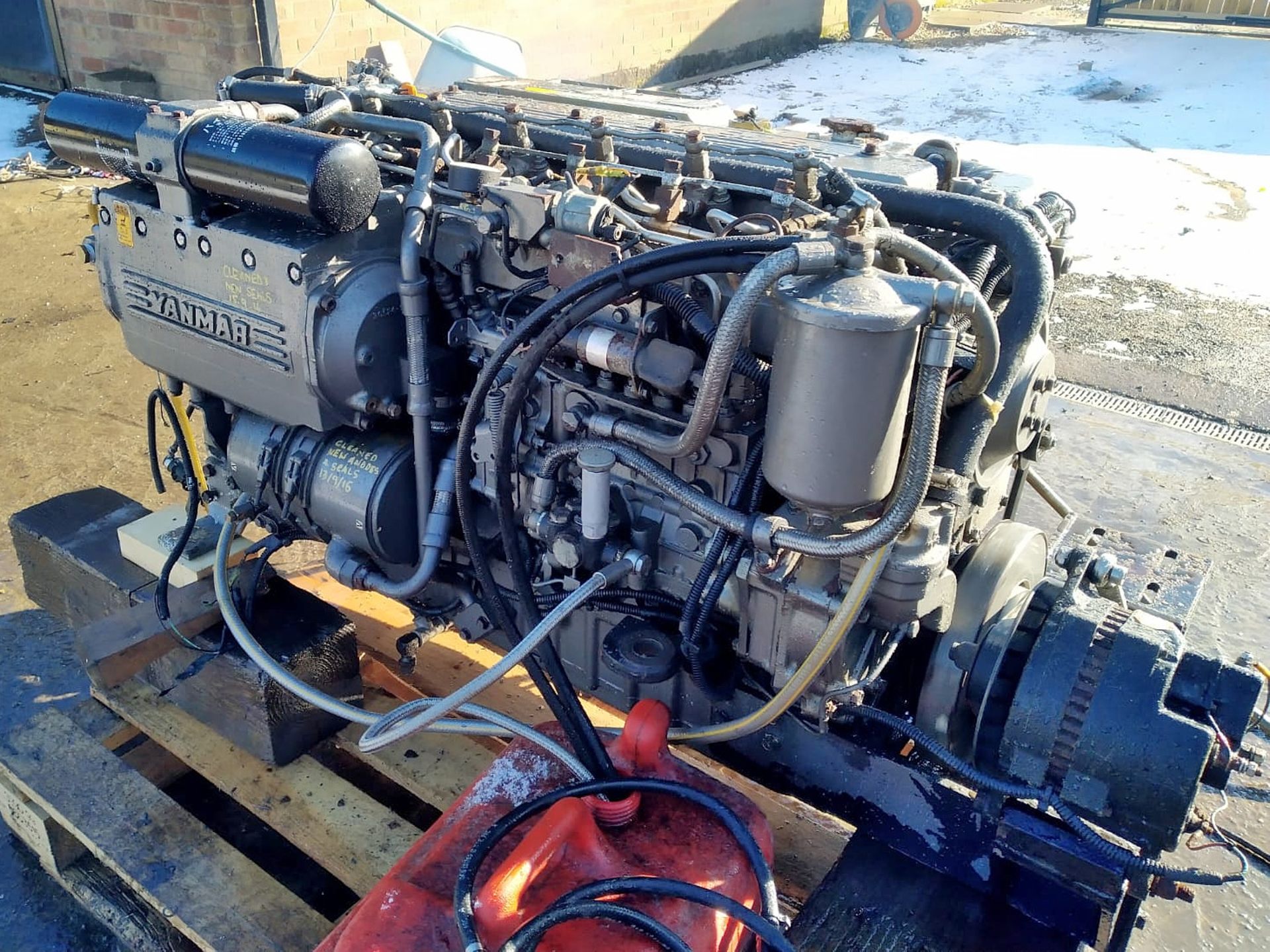 Yanmar RCD-6LY2X1 Diesel Boat Engine - 6LY2A-STP - 324kW (434HP) - possible coolant issue - Image 4 of 16