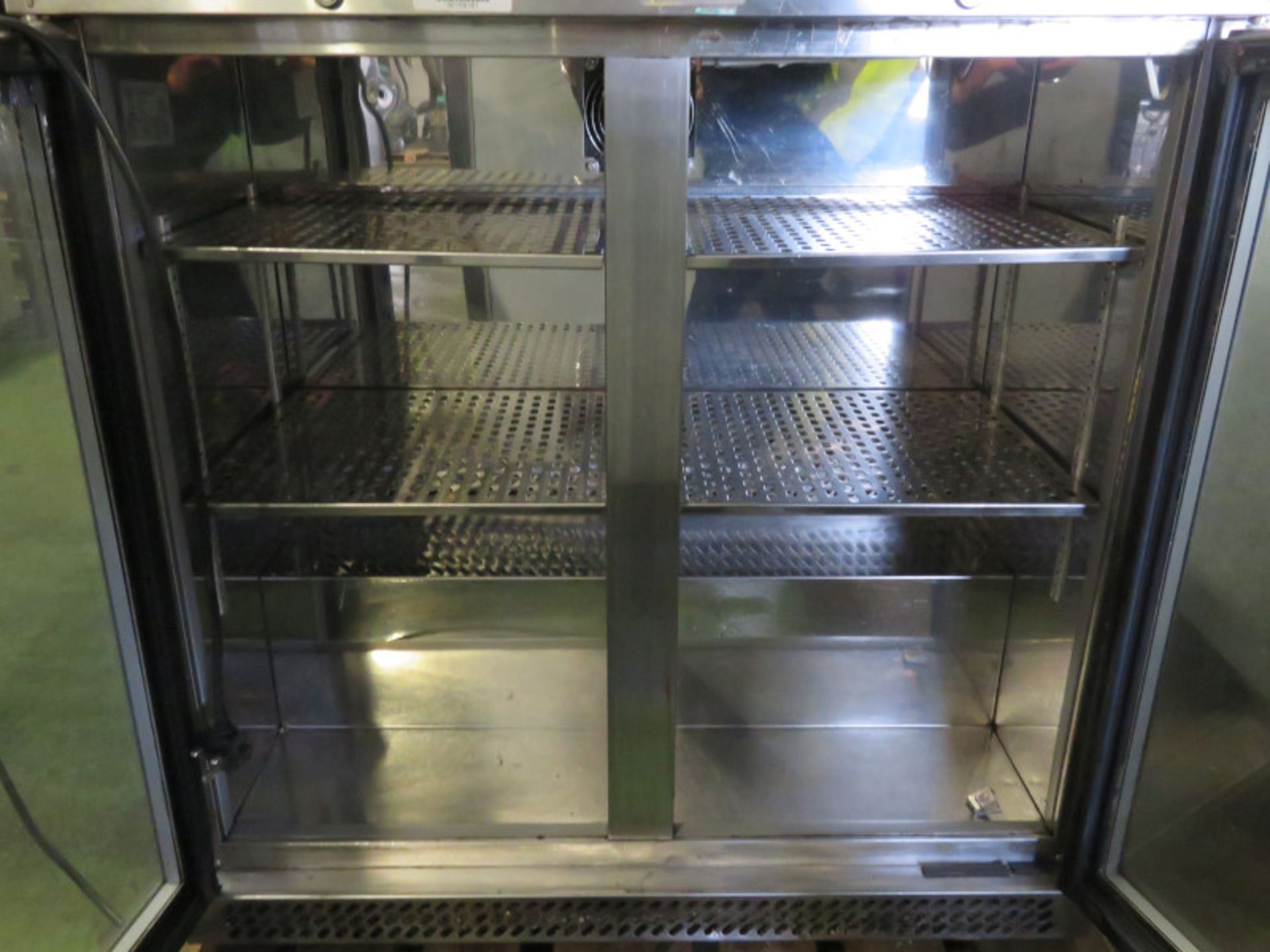 2x double door fridges - 900mm x 500mm x 890mm