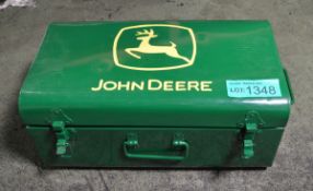 John Deere metal tool box