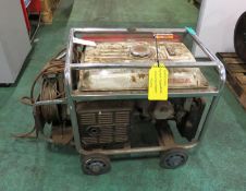 Honda EM 4500SX Petrol Generator Unit - L820mm x W600mm x H600mm