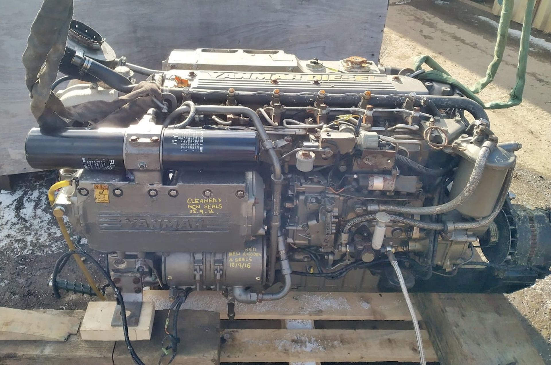 Yanmar RCD-6LY2X1 Diesel Boat Engine - 6LY2A-STP - 324kW (434HP) - possible coolant issue - Image 3 of 16