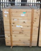 Large empty wooden crate - 1315mm x 1020mm x 1660