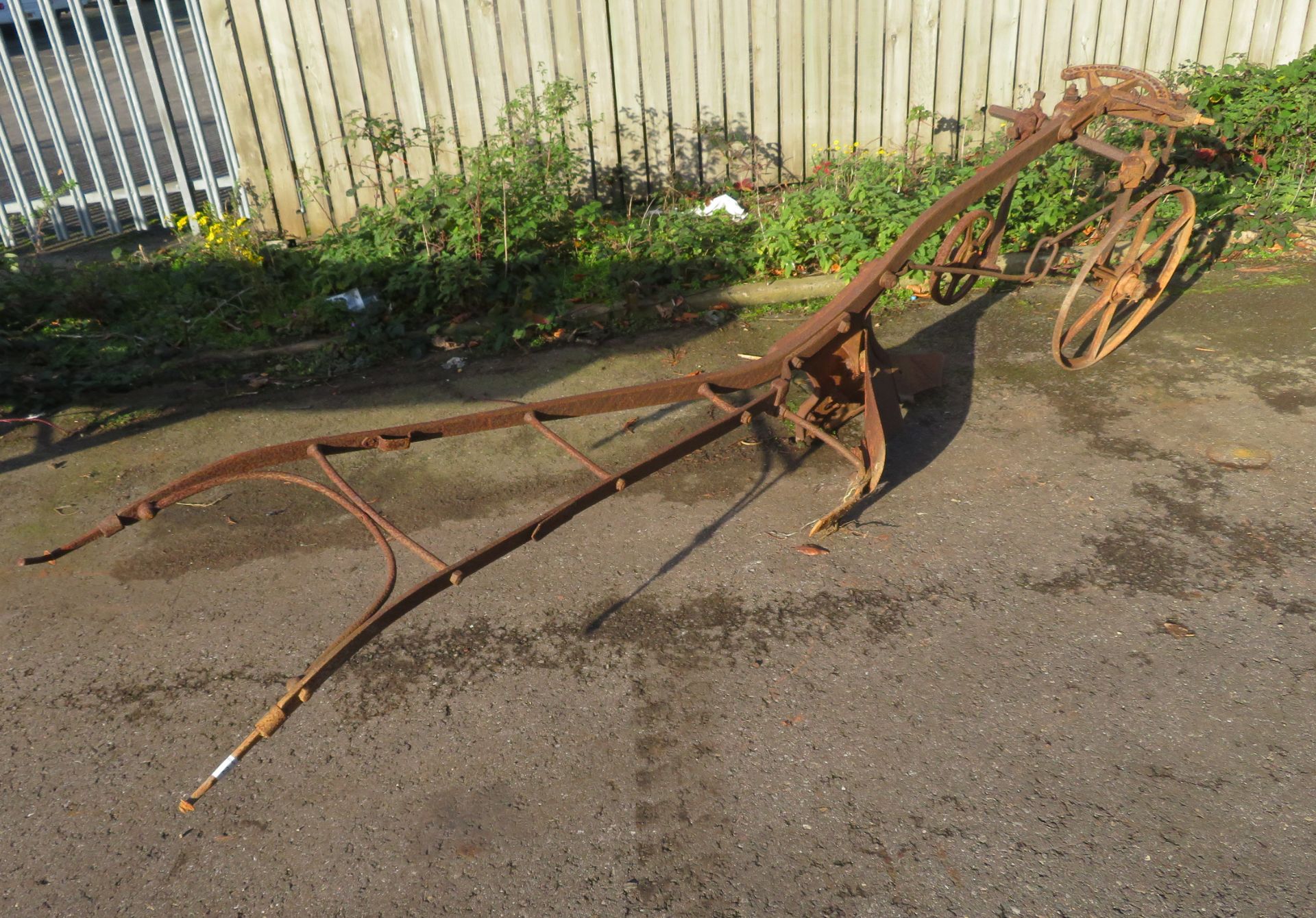 Ruston & Hornsby - Single Furrow Horse Plough - Image 2 of 11