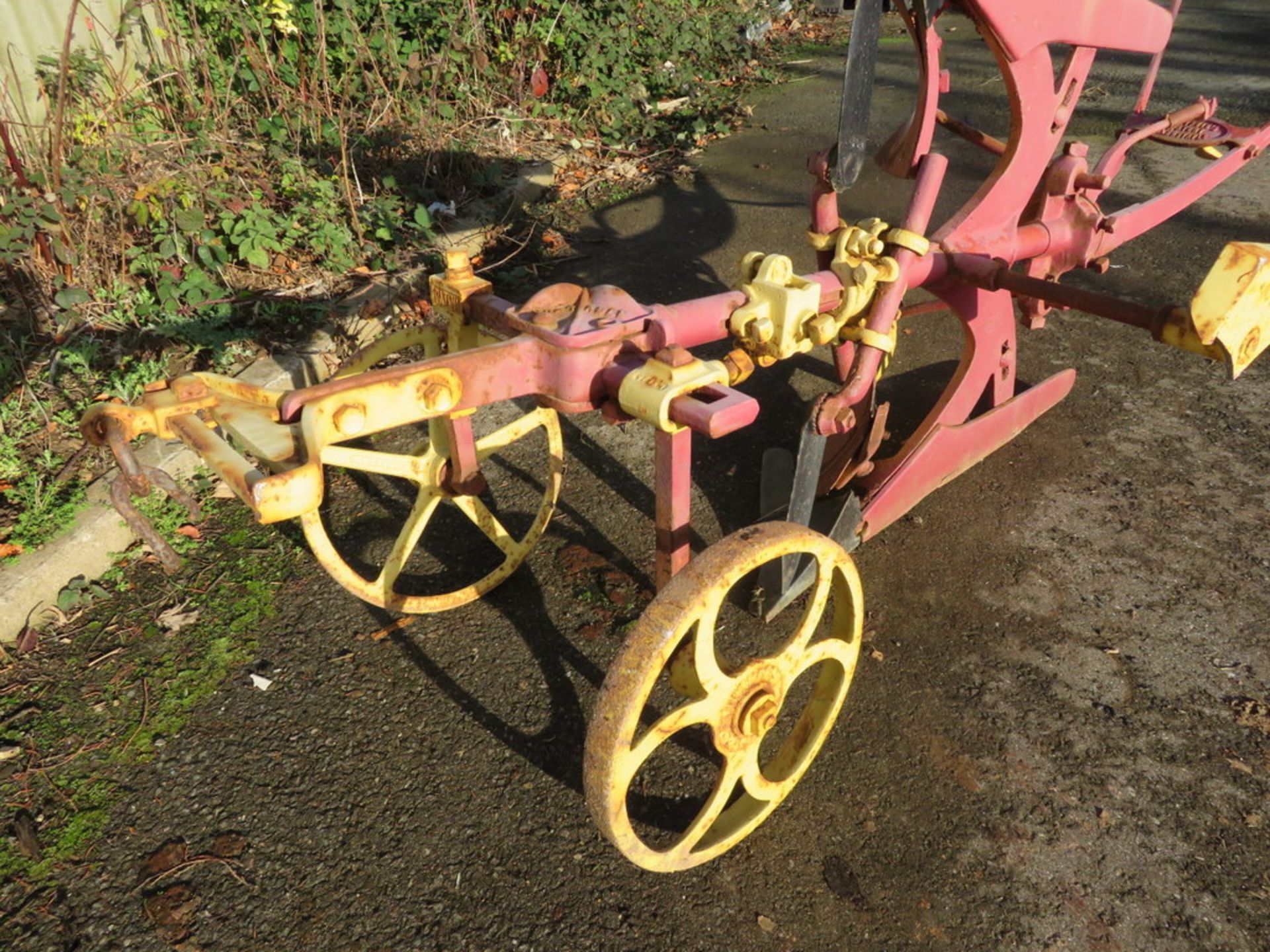 John Huxtable & Co Barnstaple - Single Furrow Turnover Horse Plough - Image 7 of 11