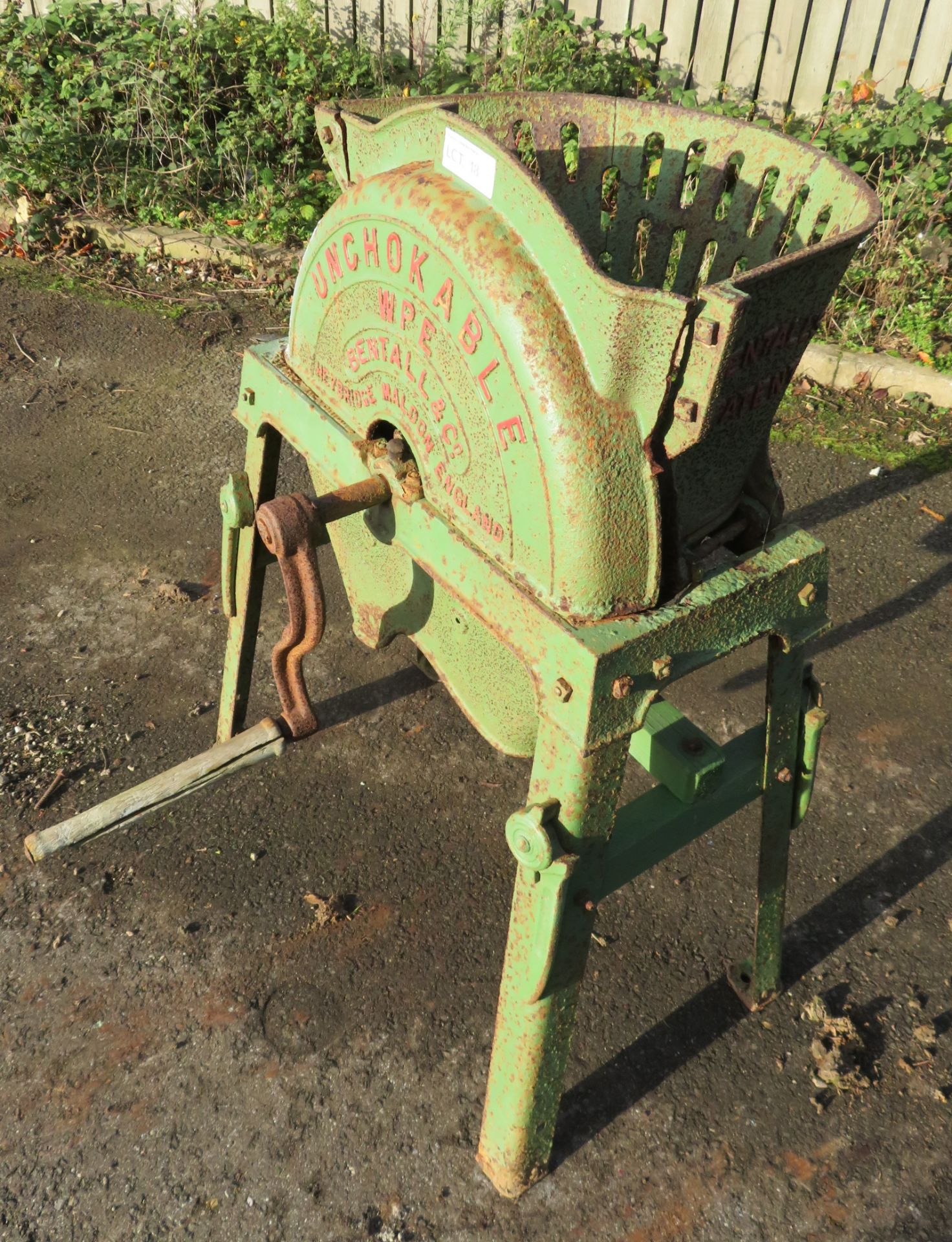 Bentall & Co Heybridge Maldon England - Unchokable Root Cutter - Image 2 of 9