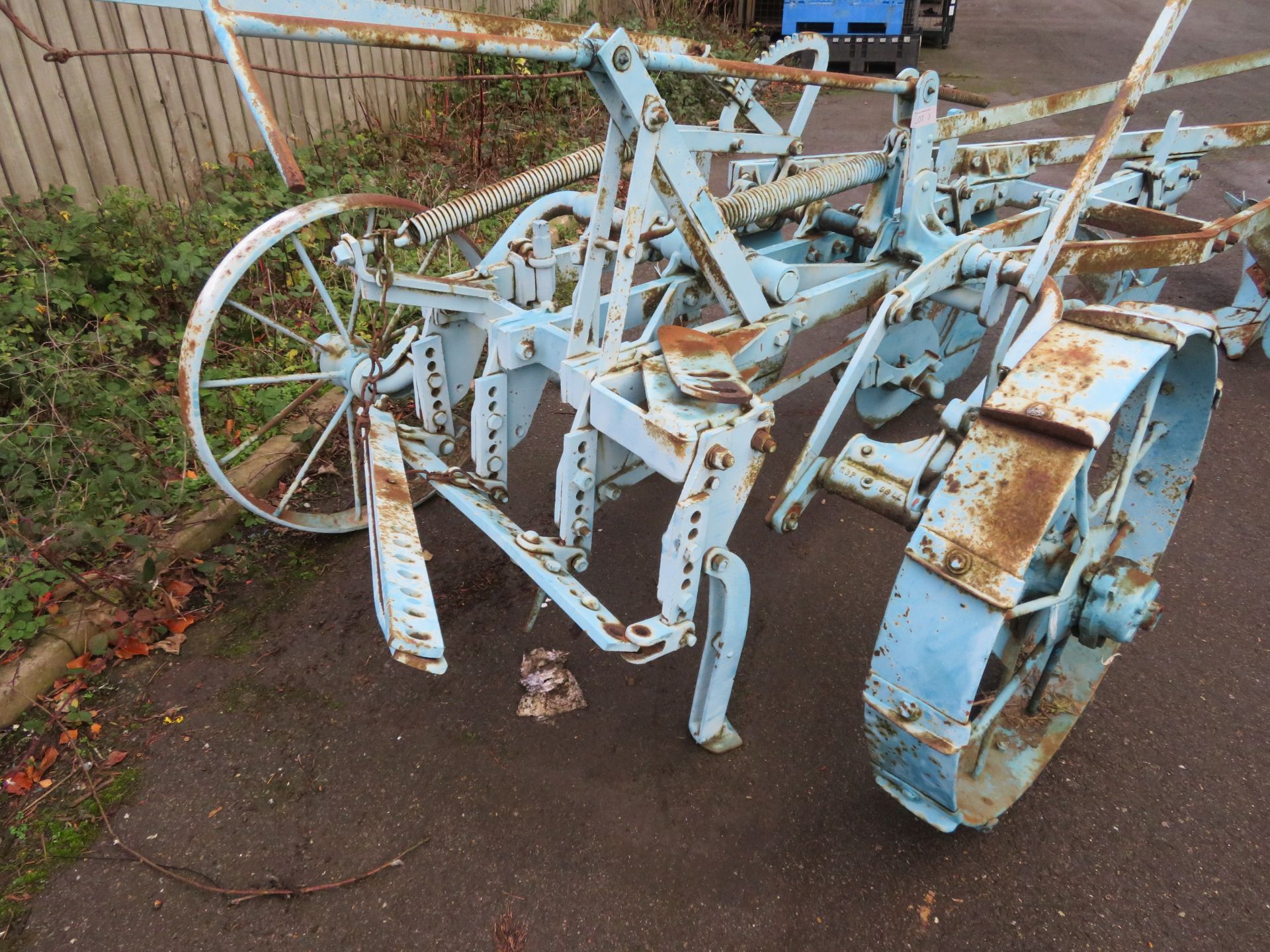 Ransomes Four Furrow Trailer Plough - Image 7 of 12