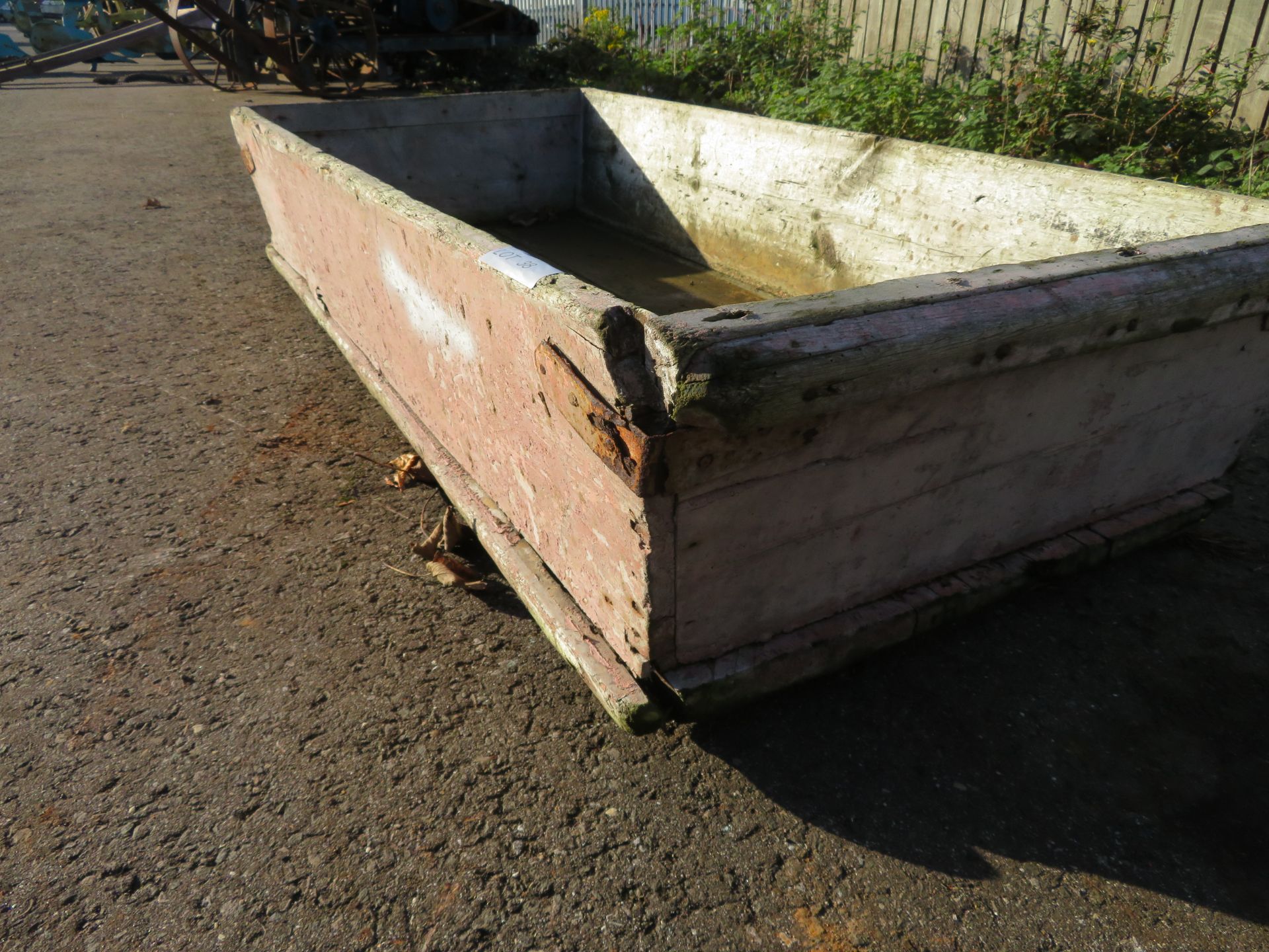 Wooden Tub - For Mixing Or Salting Pig Joints - Image 4 of 6