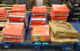 Various Unipart & Brake Engineering Brake Drums and Discs - Please see pictures