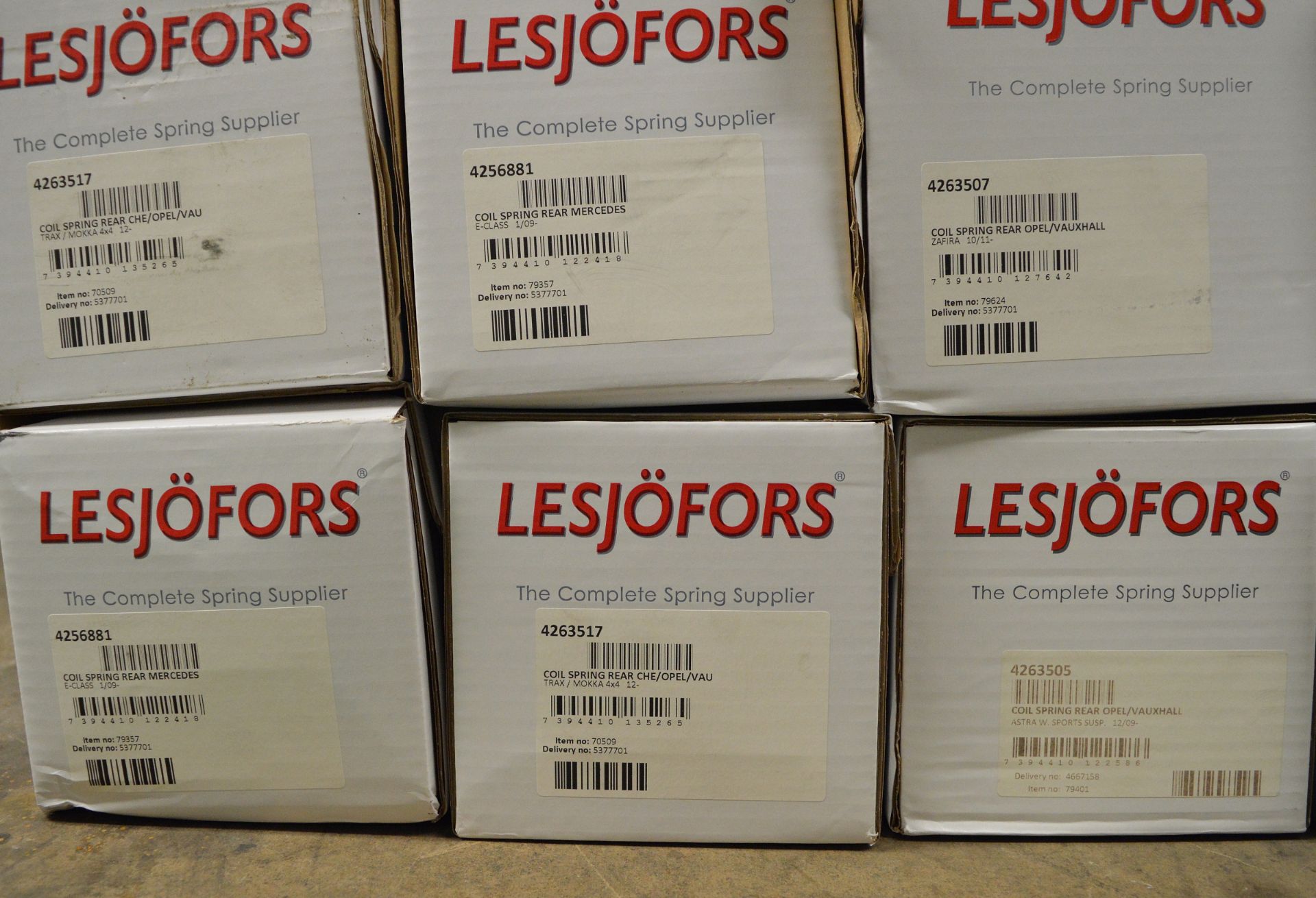 Various Lesjofors Rear Coil Springs - Please see pictures for part/model numbers - Image 2 of 3