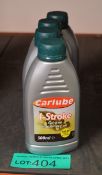 4x Carlube 4-stroke Garden Machinery Oil - 500ml