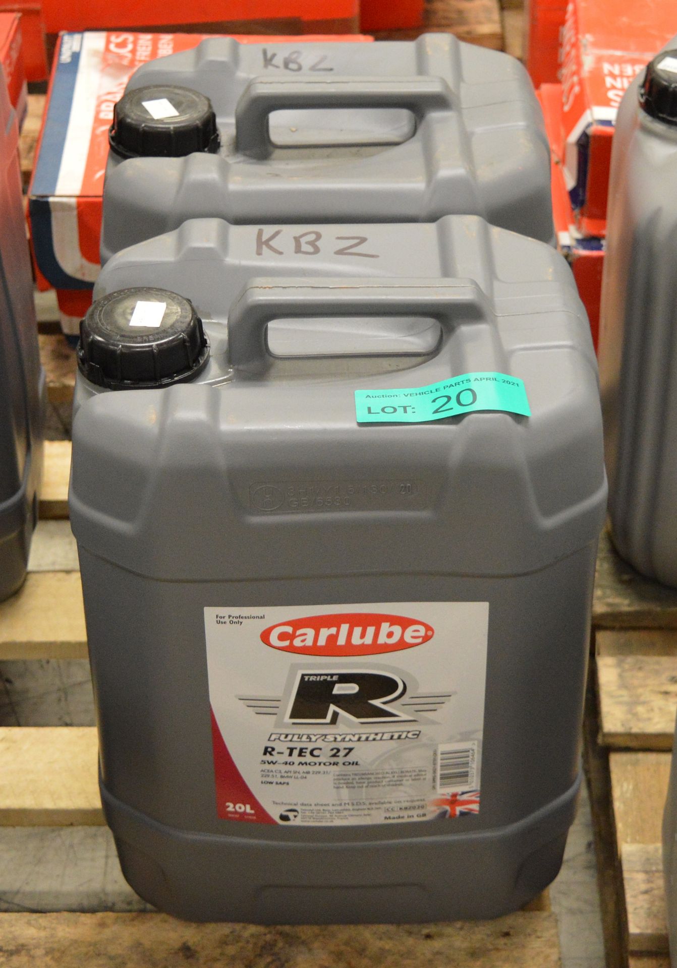 2x Carlube R fully synthetic R-Tec 27 Motor Oil - 20L