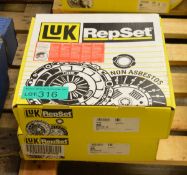 LUK Repset Clutch Kits - Please see pictures for makes & part/model numbers