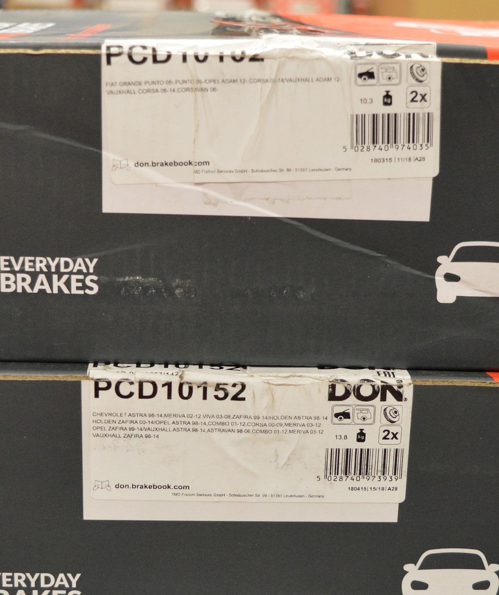 Don Brake Discs - Please see pictures for makes & part/model numbers - Image 6 of 9