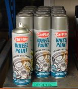 Carplan Wheel Paint - 11x Bright Silver & 4x Steel - 500ml