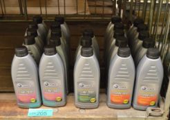 Various Bottles of G Force Fully & Semi Synthetic Engine Oil - 1 Litre bottles