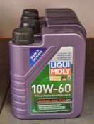 4x Liqui Moly 10W-60 Motor Oil - 1 litre